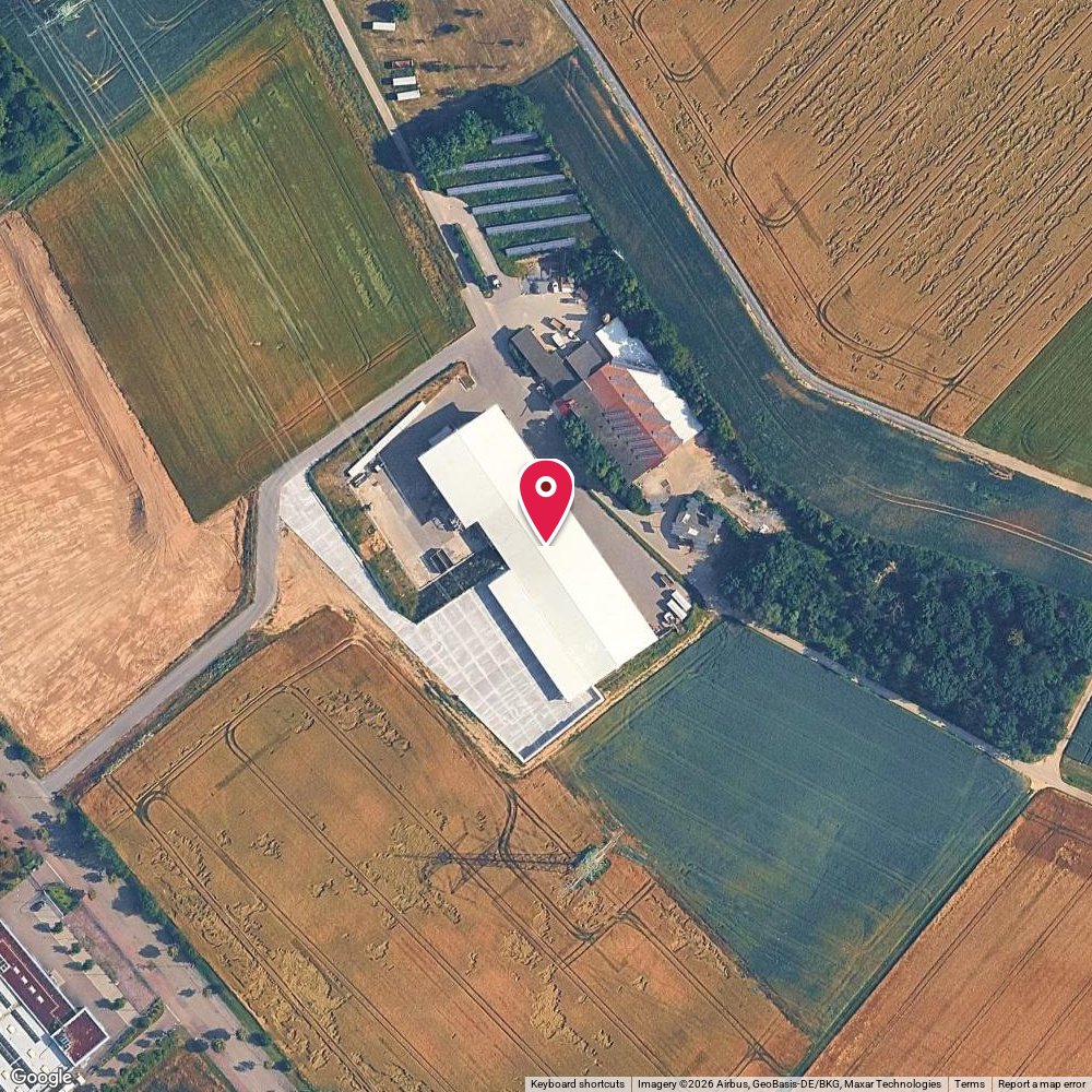 Satellitenbild Industriedach 75031 Baden-Württemberg